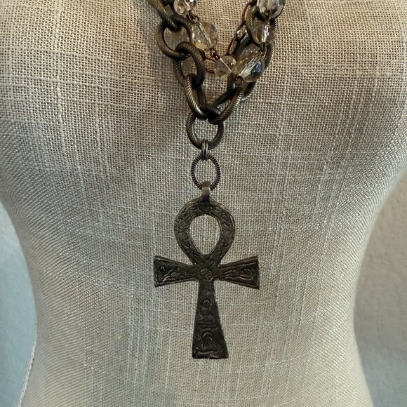 ANKH Egyption Key Of Life Pendant Necklace - Picture 5 of 10
